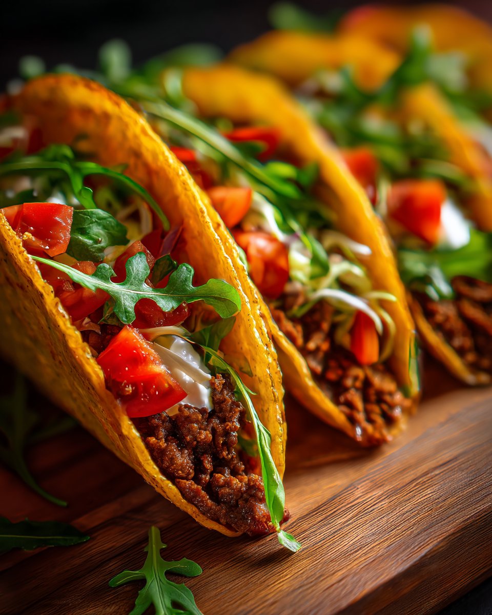 Crispy Beef Tacos 3 Crispy Beef Tacos