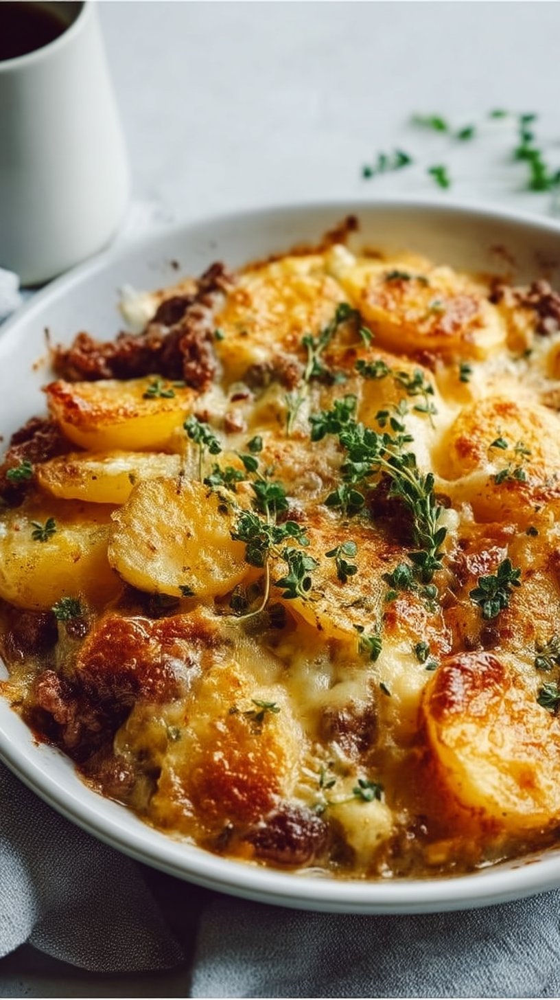 Hamburger Potato Casserole Recipe