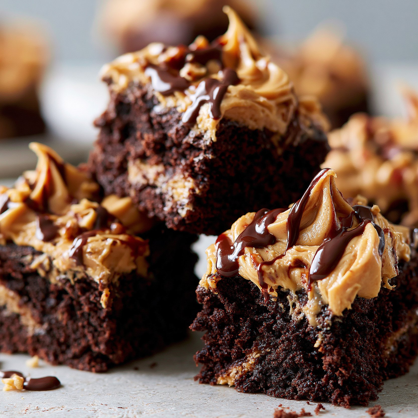 Chocolate Peanut Butter Sheet Pan Cake