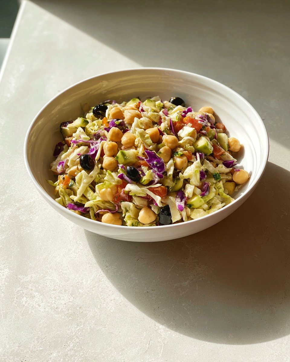 Chickpea Orzo Salad