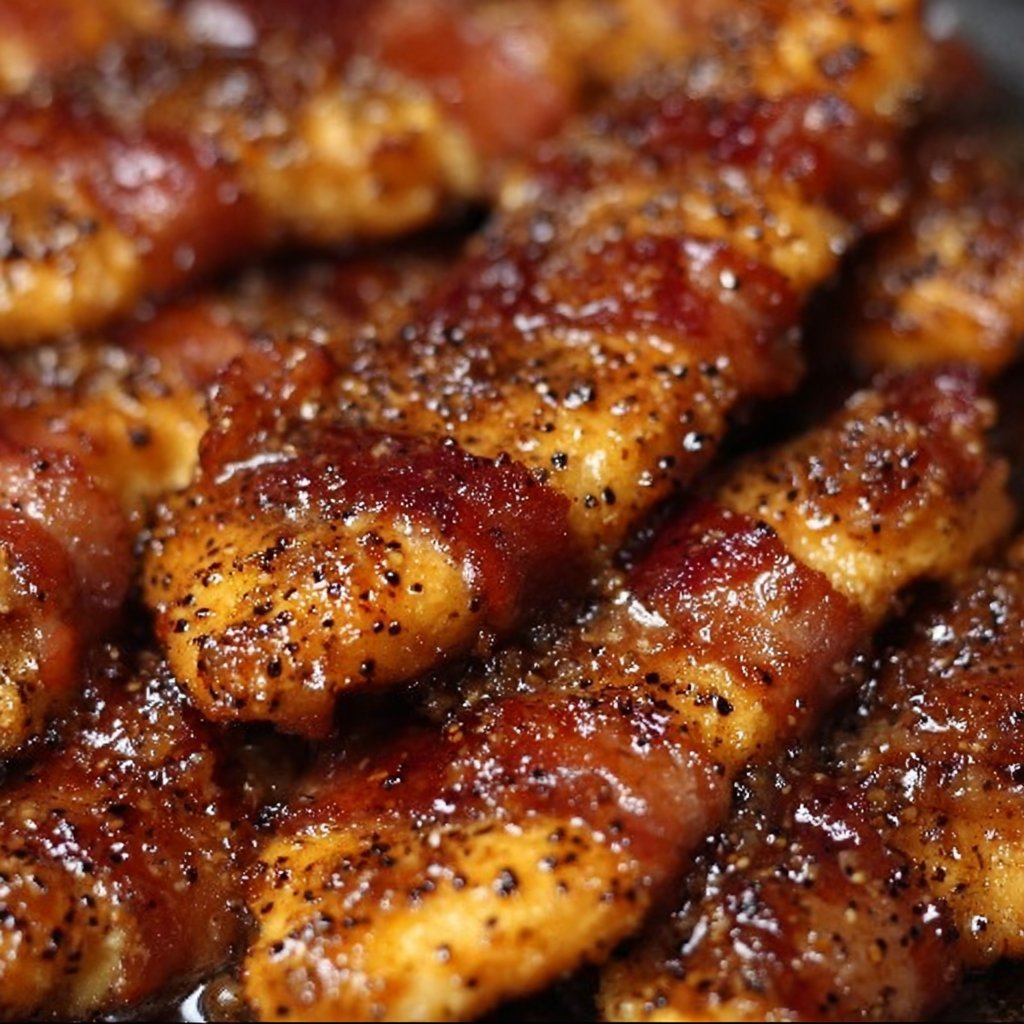 Bacon Brown Sugar Chicken Tenders