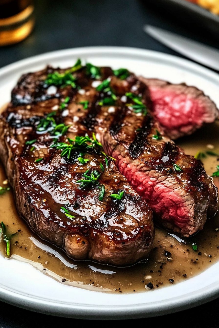 Saftig biff med balsamvinägerglasyr