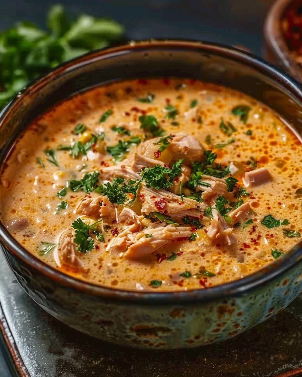 Creamy Chipotle Chicken Soup