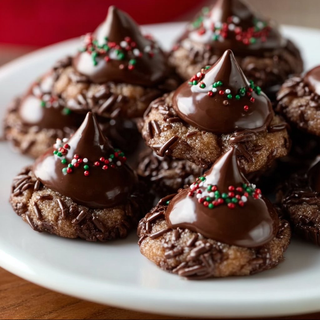 Chocolate Kiss Cookies