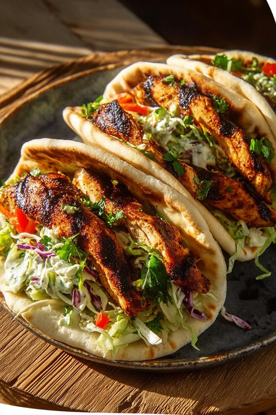 Sheet Pan Chicken Pitas