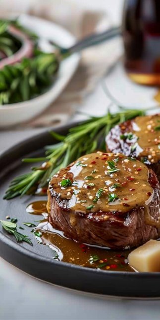 Filet Mignon au Miel et à la Moutarde