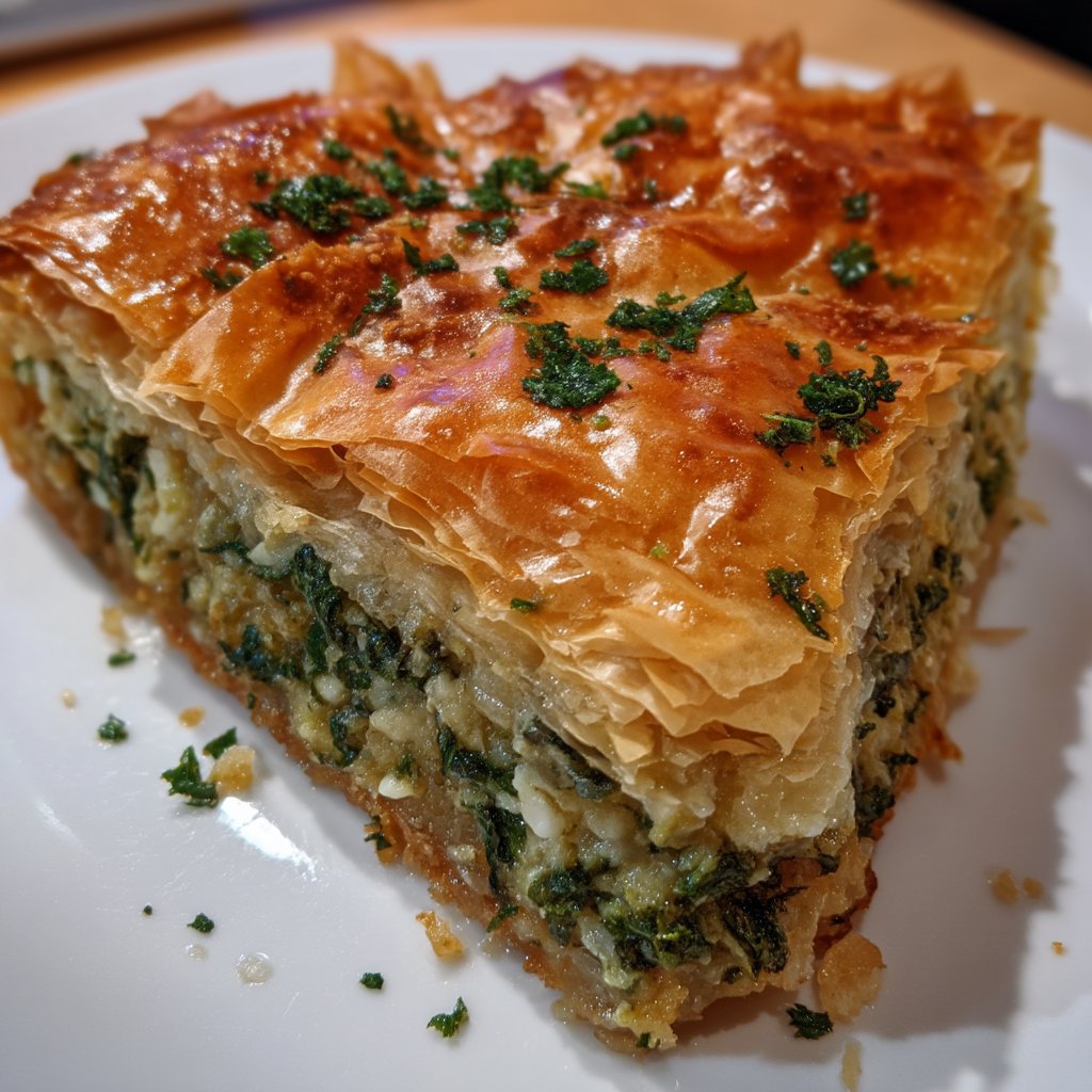 Spinach Pie with Whole Wheat Phyllo