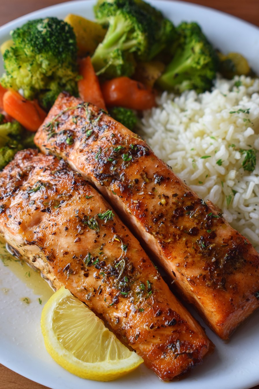 Copycat Texas Roadhouse Baked Salmon
