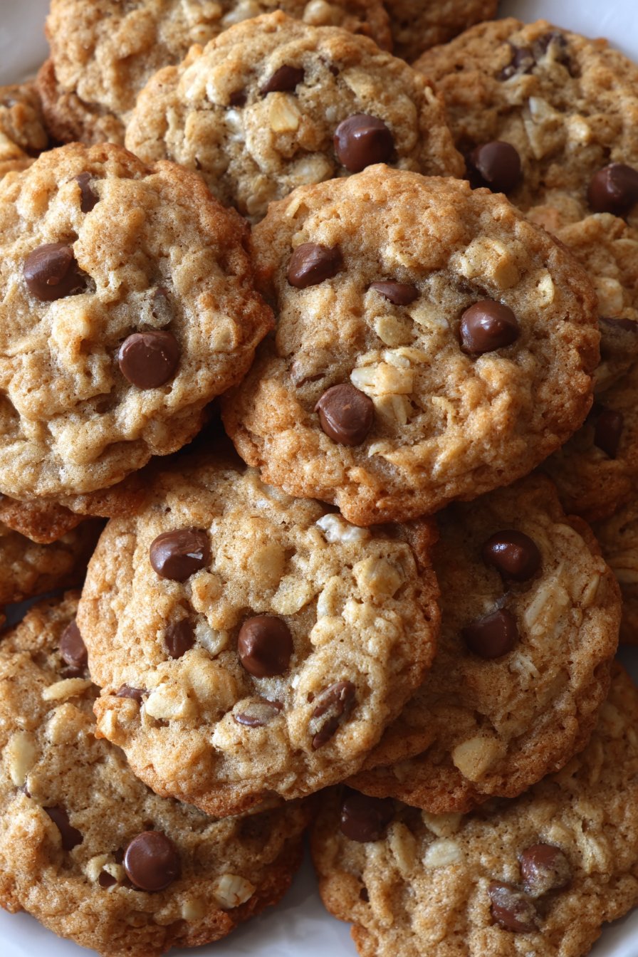 Chocolate Chip Oatmeal Cookies
