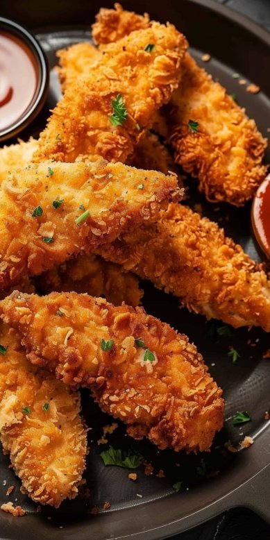 Tenders de poulet maison croustillants à la friteuse à air