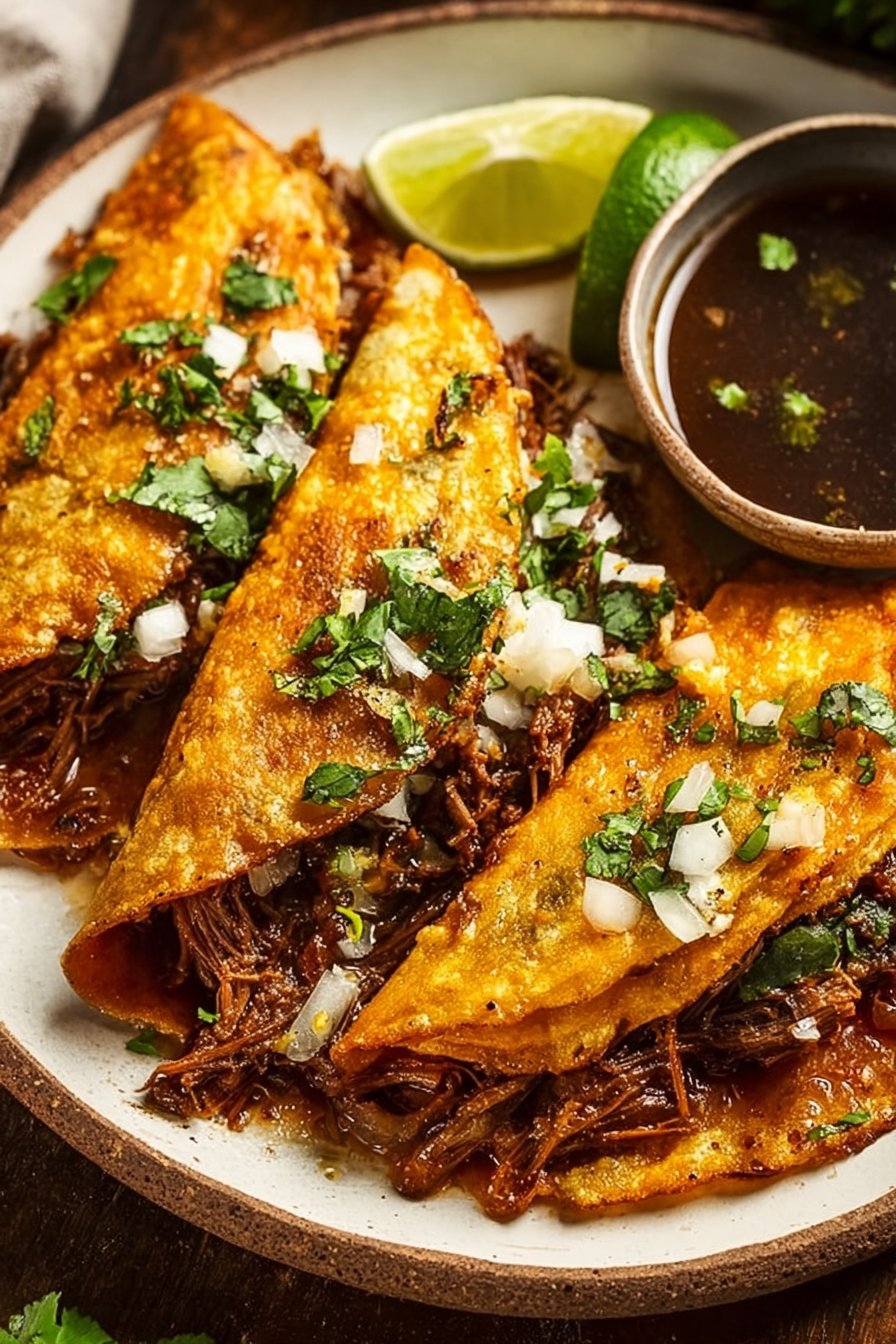 Beef Birria Tacos (Quesabirria)