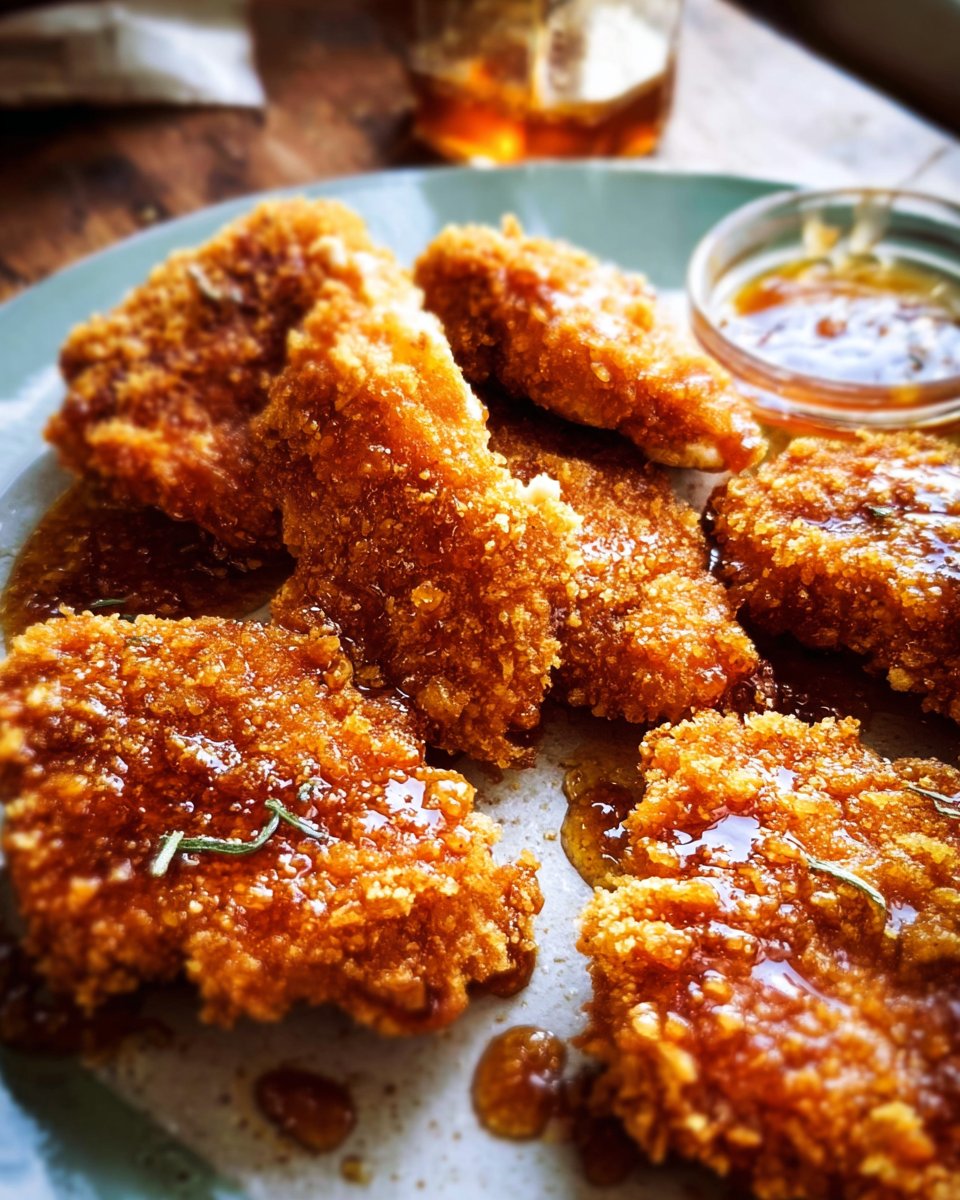 Baked Crunchy Hot Honey Chicken