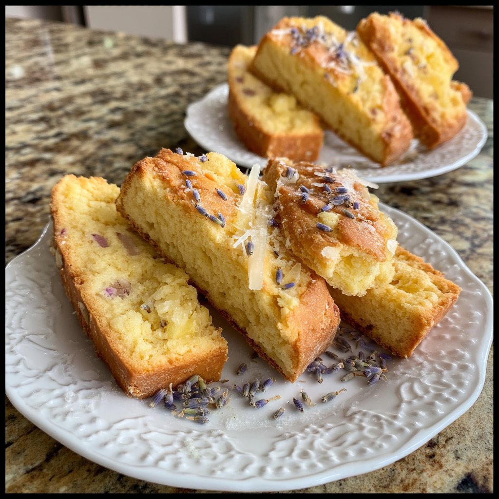 Soft Lemon Lavender Biscotti