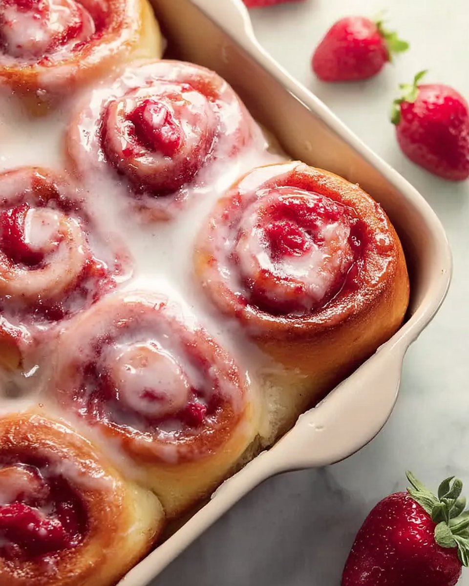 Strawberry Cinnamon Rolls