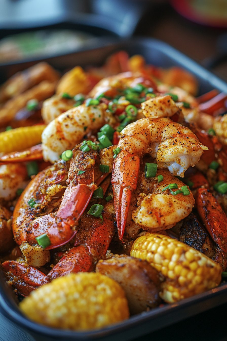 Spicy Cajun Seafood Boil