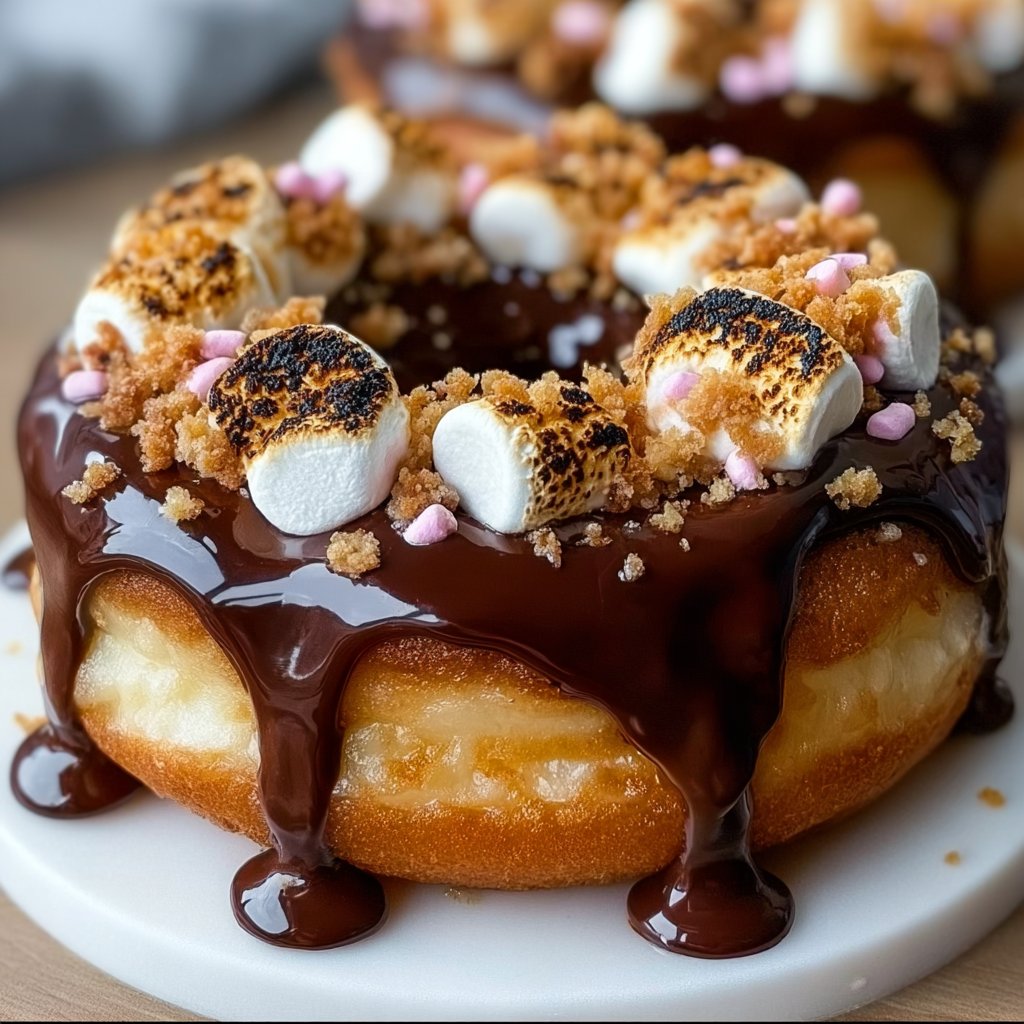 S'mores Baked Donuts