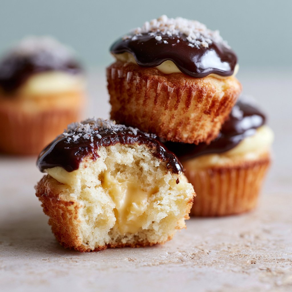Boston Cream Cupcakes