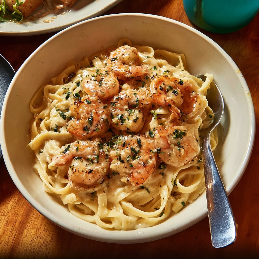 Southern Soul Creamy Shrimp & Scallop Alfredo