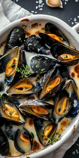 Moules Gratins