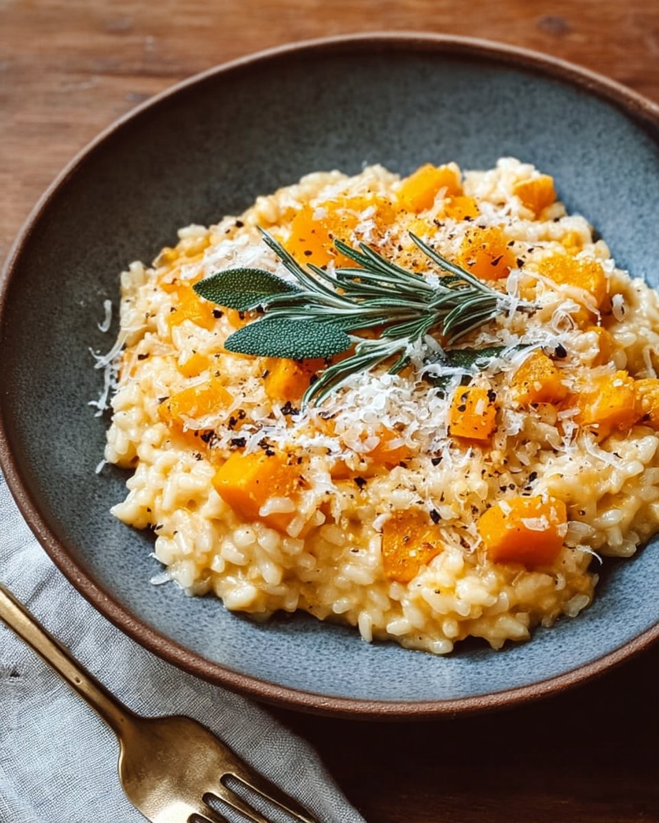 Gemütliches Kürbis-Risotto
