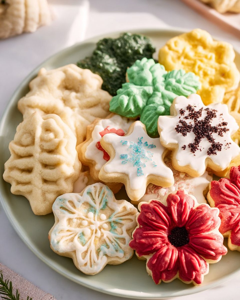 Spritz Christmas Cookies