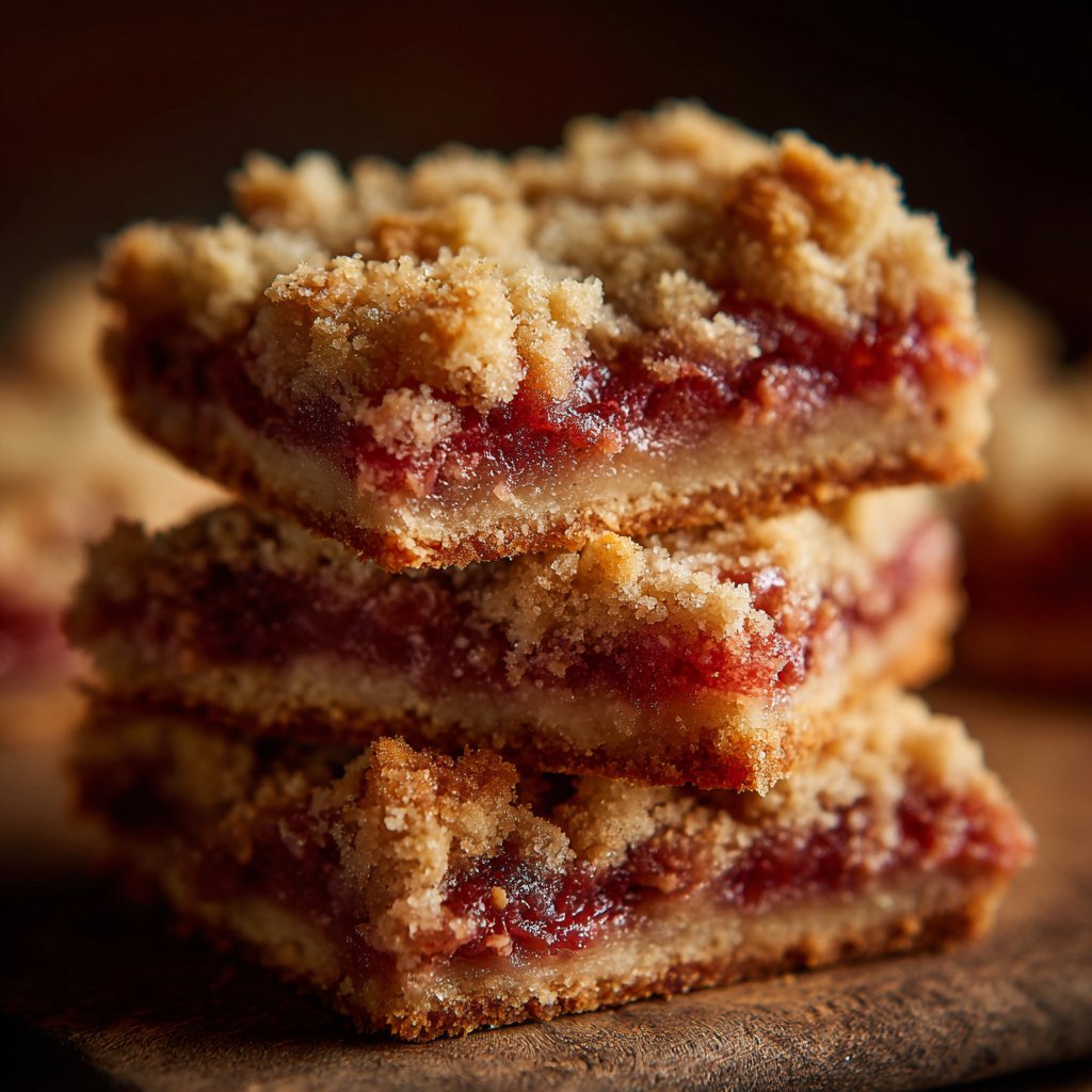 3 Ingredient Rhubarb Squares