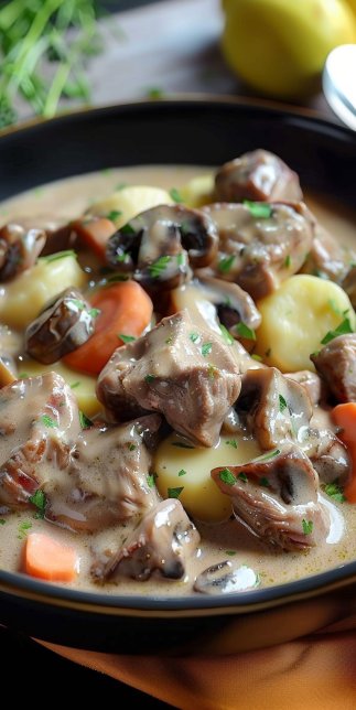 Blanquette de veau à l'ancienne