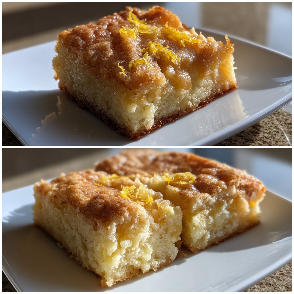 Lemon Mascarpone Blondies 6 Lemon Mascarpone Blondies