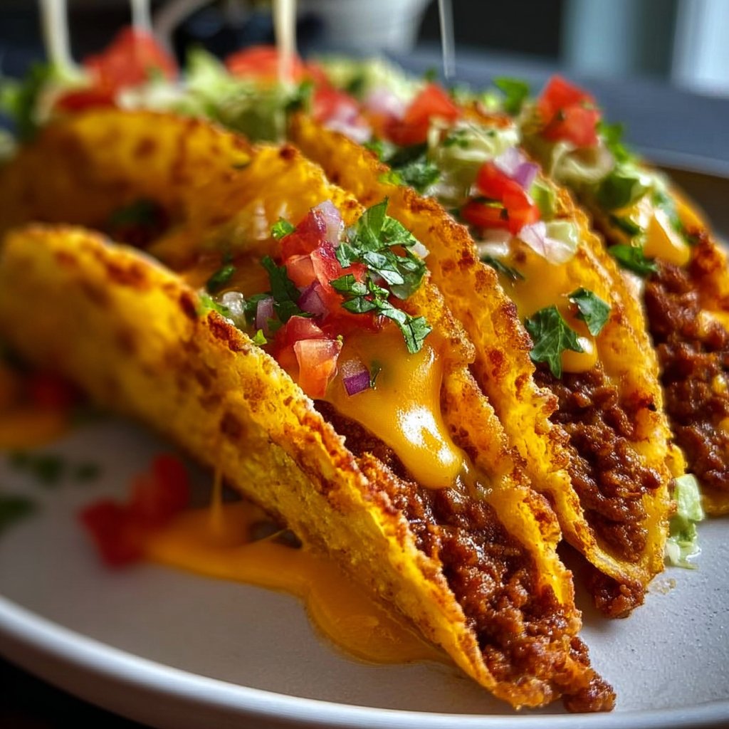Cheesy Oven-Baked Tacos