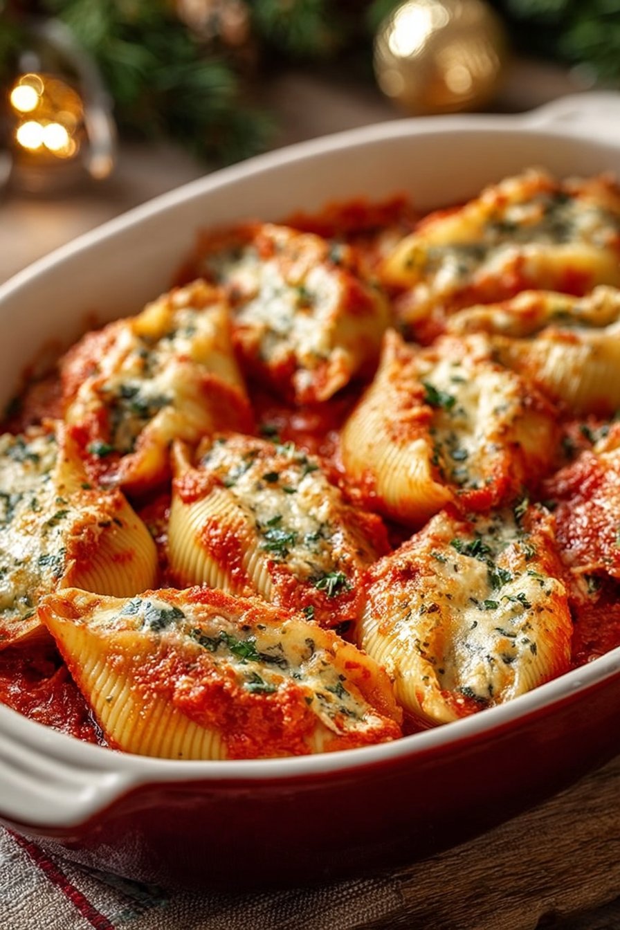 Christmas Stuffed Shells: A Festive Comfort Classic for the Holidays