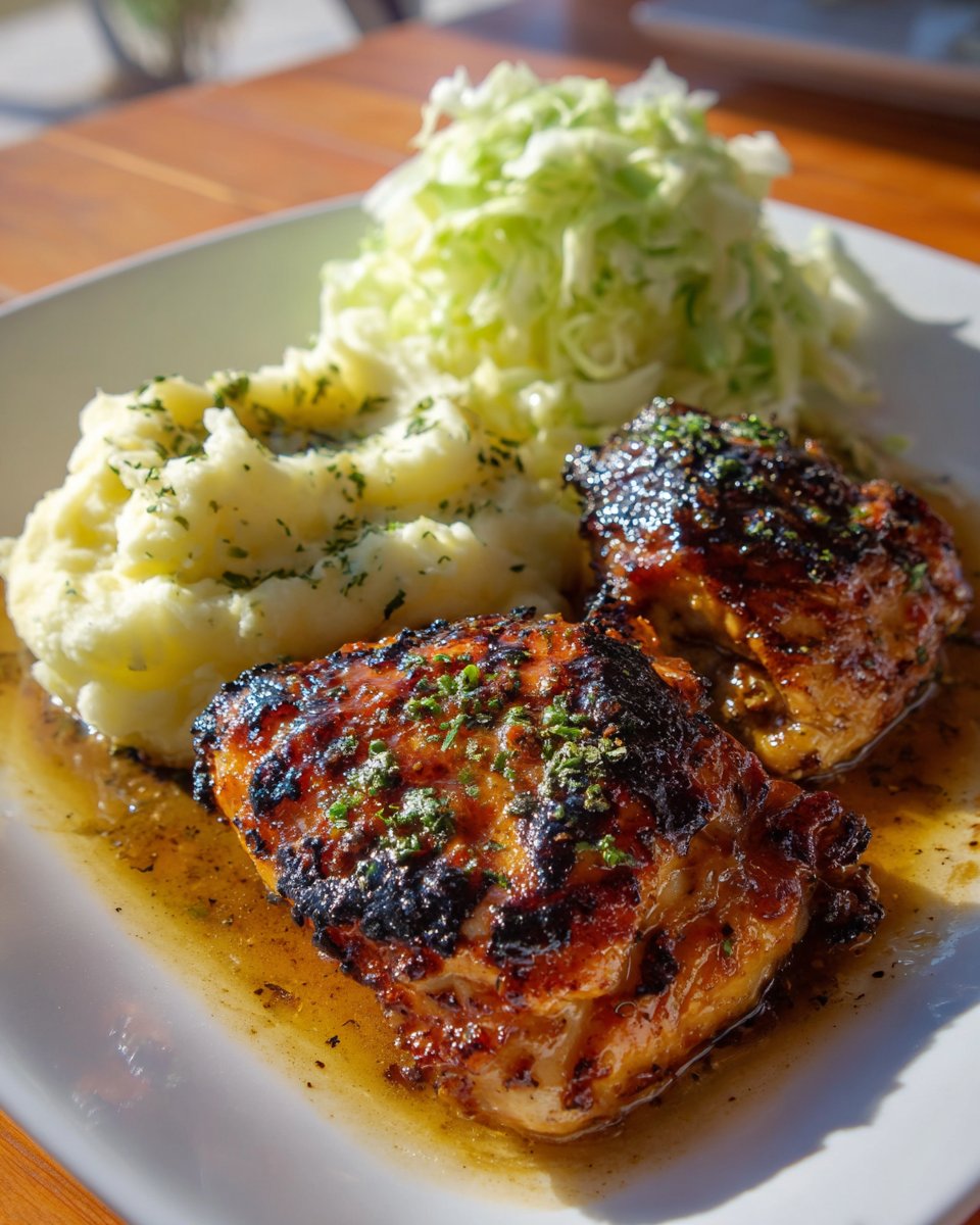 Hauts de cuisses de poulet au four