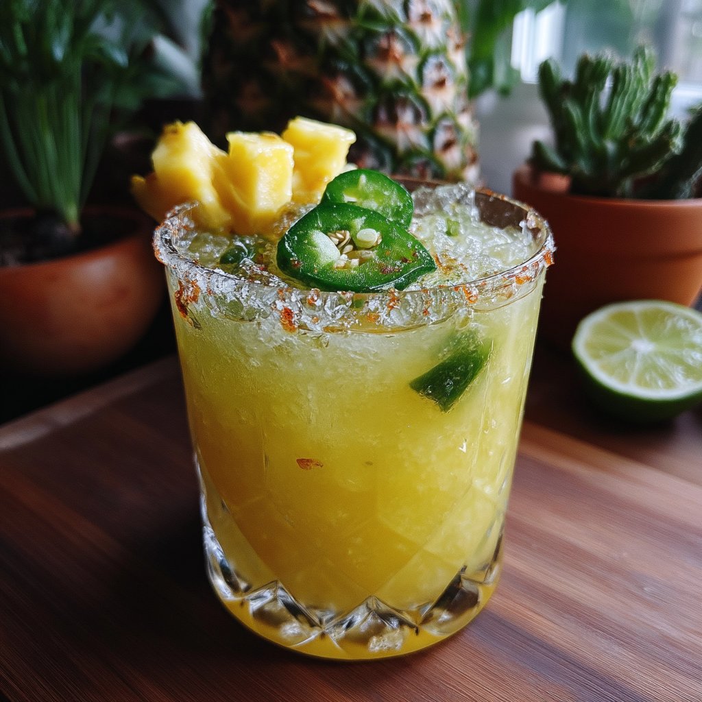 Pineapple Jalapeno Margarita