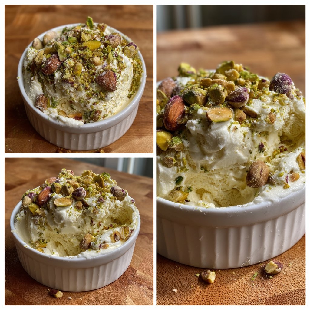 Pistachio Mascarpone Ice Cream (No Churn) 6 Pistachio Mascarpone Ice Cream (No Churn)