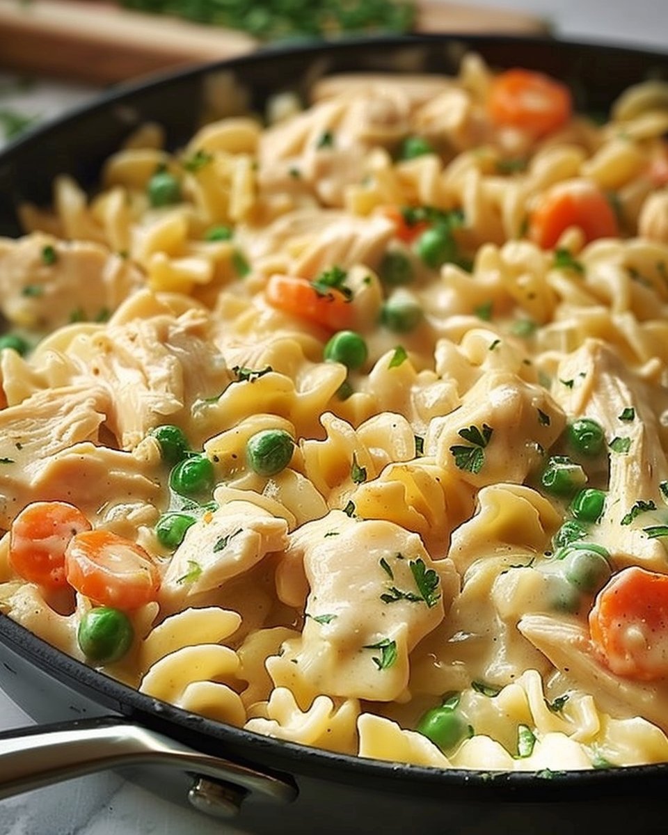 Chicken Pot Pie Pasta