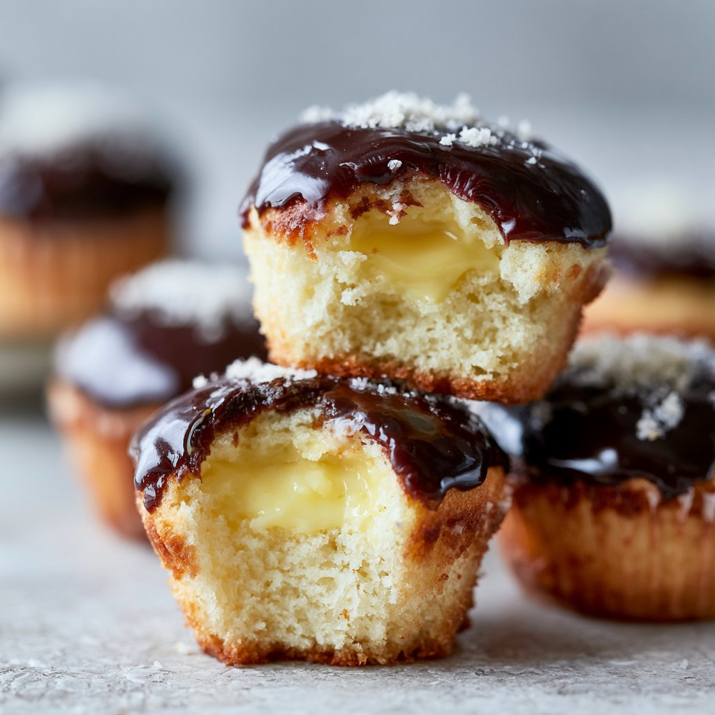 Boston Cream Cupcakes