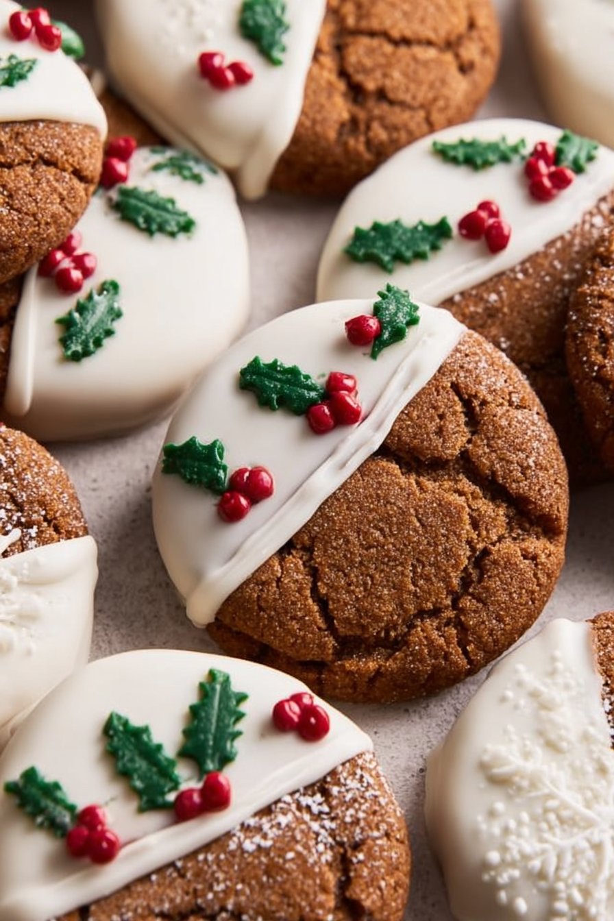 Pin by Nancy Vander Veer on Cookies | Cookie recipes, chewy gingersnap cookies, Christmas desserts