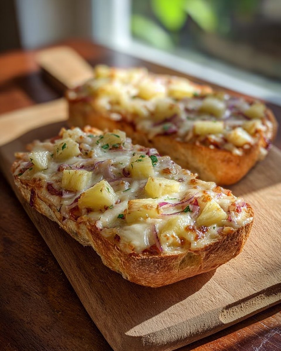Quick French Bread Pizzas
