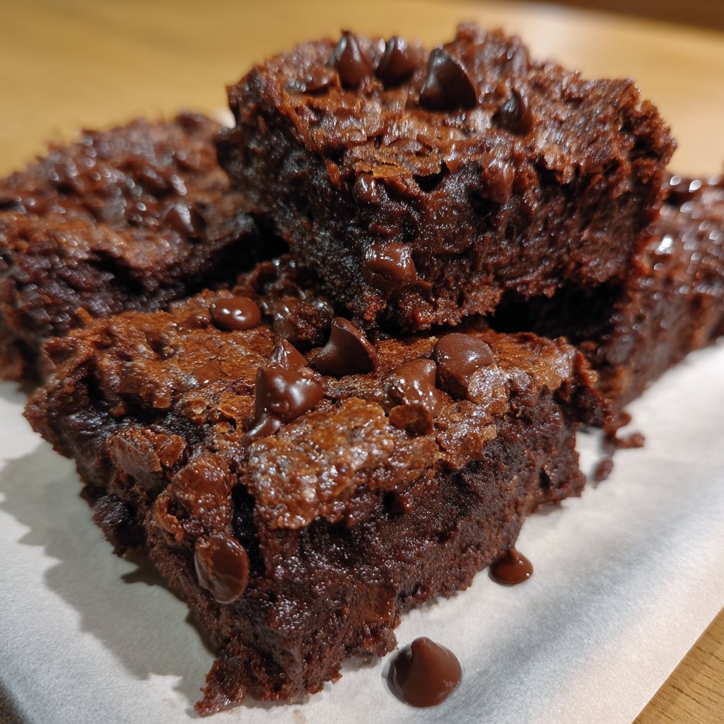 Black Bean Protein Brownies 2 Black Bean Protein Brownies