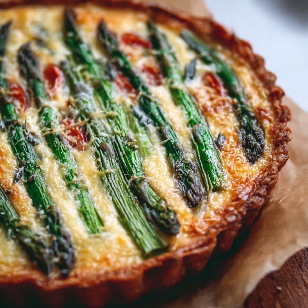 Easy Asparagus Cheese Tart