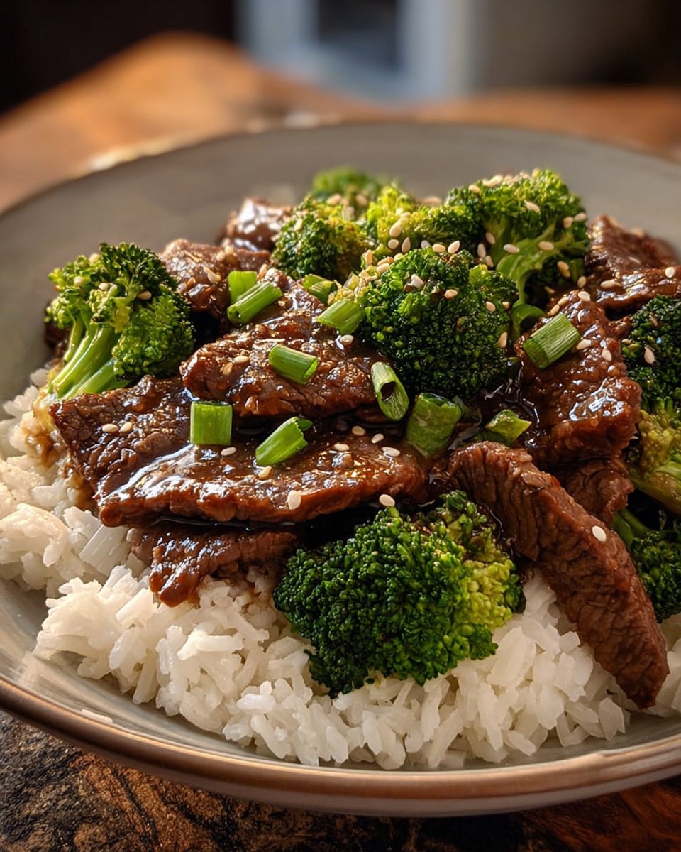 Slow Cooker Broccoli Beef
