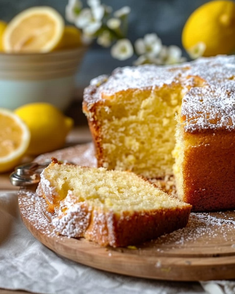 Lemon Ricotta Pound Cake