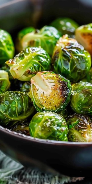 Choux de Bruxelles à la friteuse à air : une touche funky sur un favori végétal