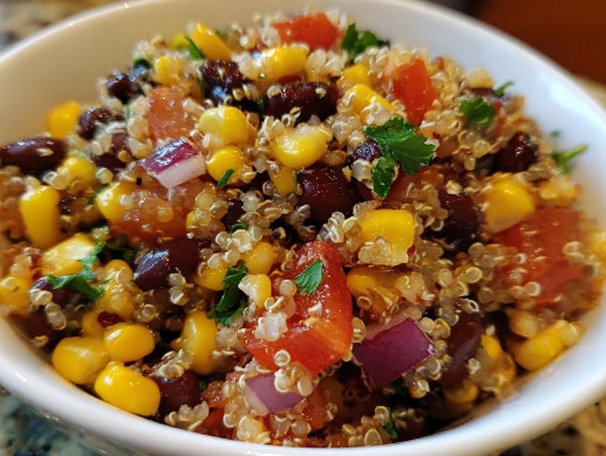 Vibrant Corn and Black Bean Quinoa Salad That's So Easy to Make
