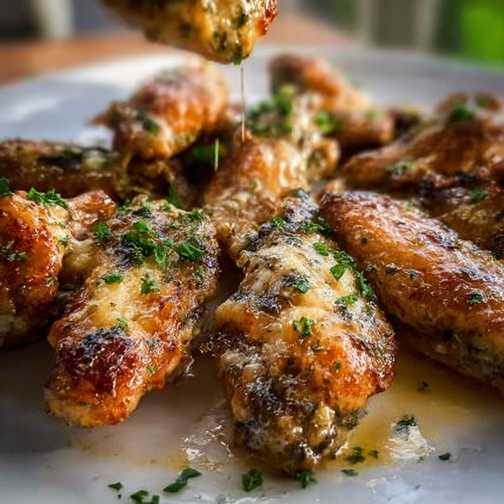 Garlic Parmesan Chicken Wings