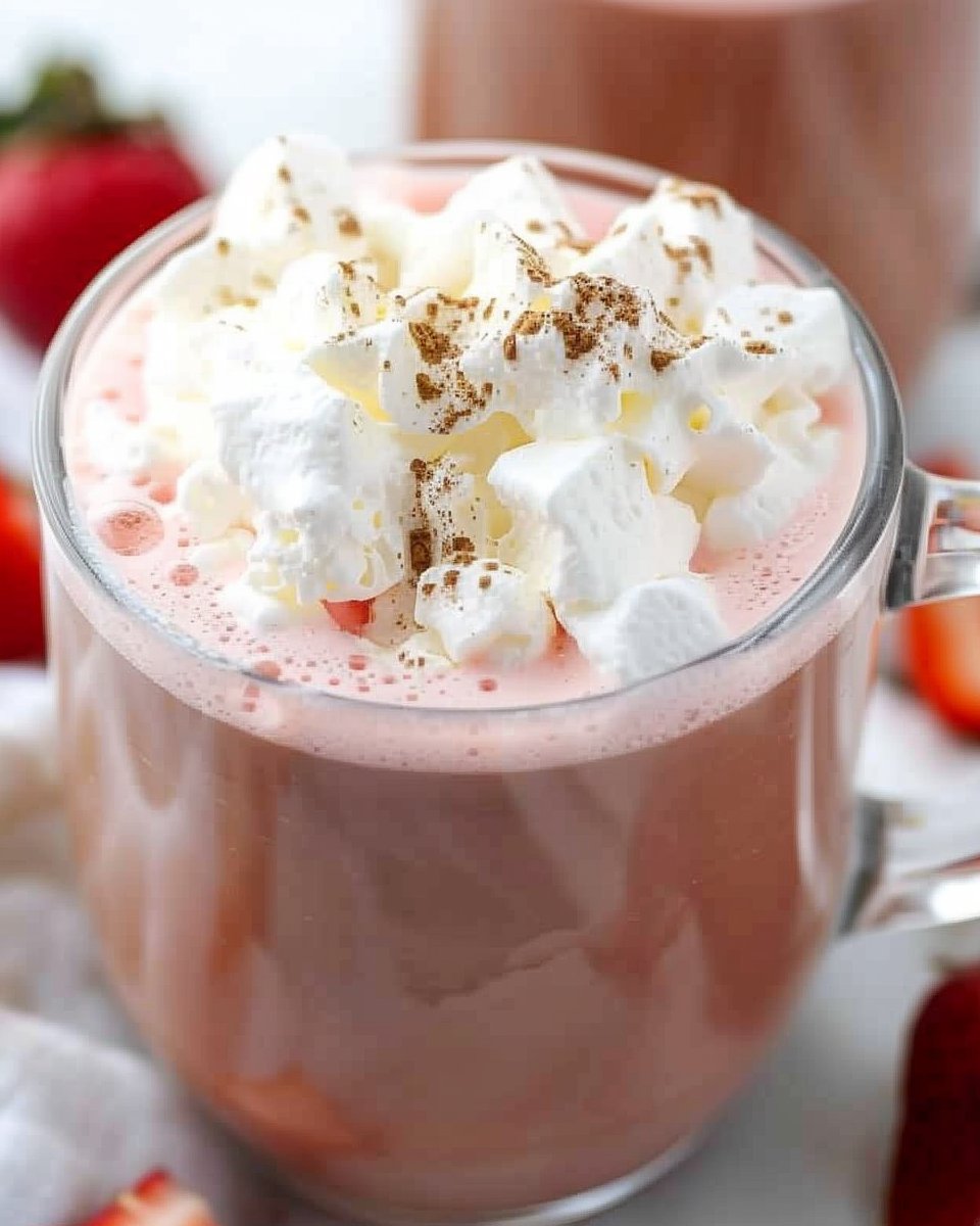 Strawberry Hot Chocolate