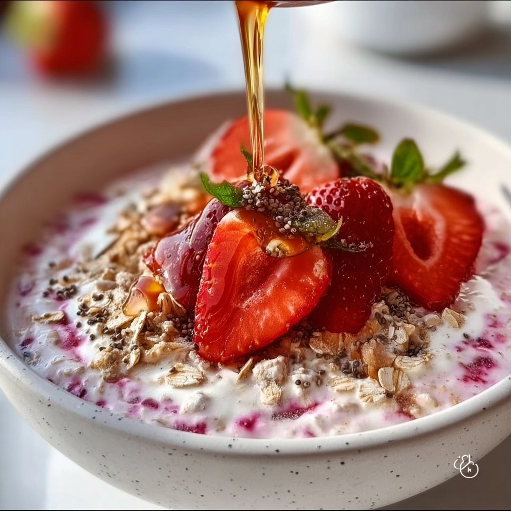 Strawberry Overnight Oats