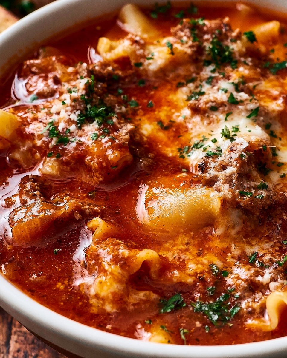 Cozy Lasagna Soup