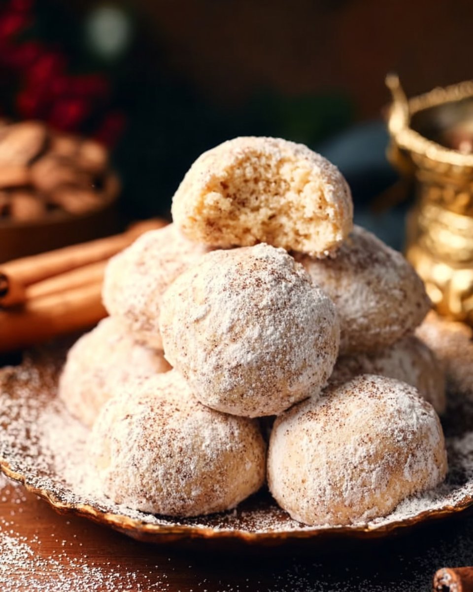 Incredible Cinnamon Mexican Wedding Cookies