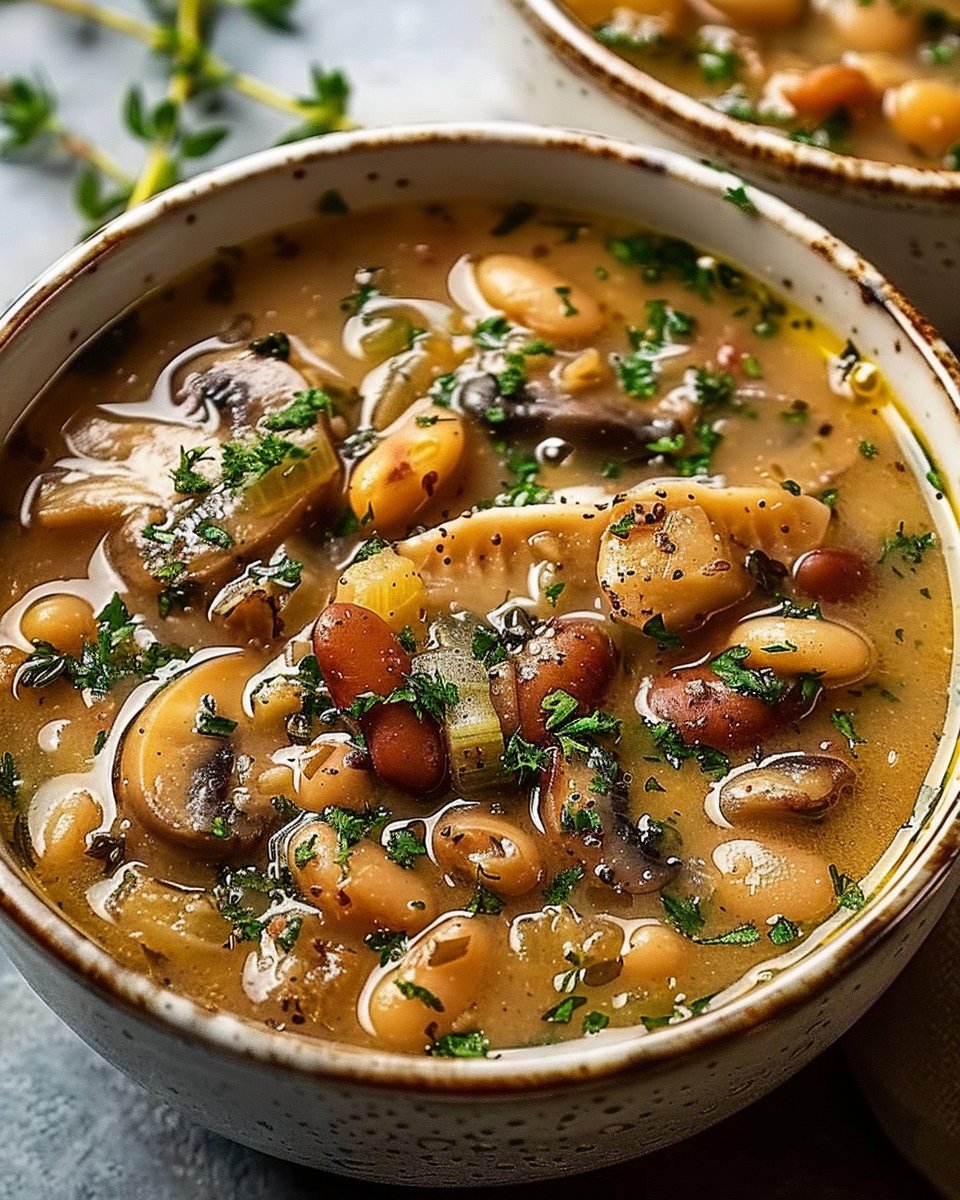 White Bean and Mushroom Stew 1 White Bean and Mushroom Stew