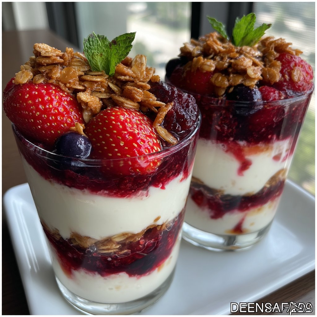 Ricotta Berry Parfaits